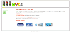 Desktop Screenshot of mvcsharp.org