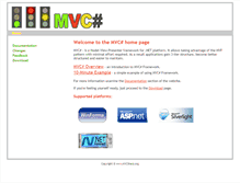 Tablet Screenshot of mvcsharp.org